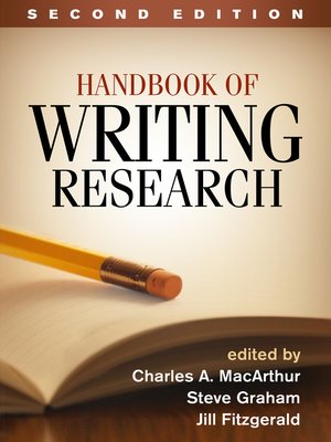cover image of Handbook of Writing Research